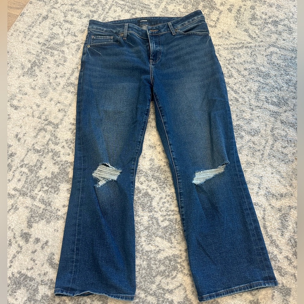 Women’s Express Jeans 90’s ankle boot mid rise size 8R